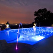 Подсветка бассейнов фото