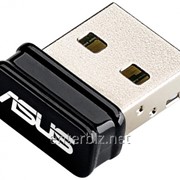 Беспроводной адаптер Asus USB-N10 NANO, код 57553 фотография