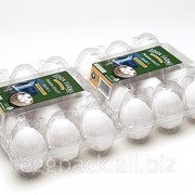 Упаковка на 12 яиц 53-73 гр. из r-pet