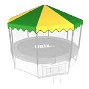 Крыша для батута UNIX line 8 ft (inside, outside) Зеленый/желтый фотография
