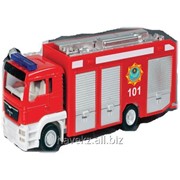 Детская игрушечная модель машинки IDEAL MAN KAZAKHSTAN FIRE TRUCK 1:43 фото