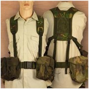 Обмундирование и снаряжение военные текстильные фотография