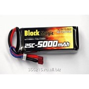Аккумулятор Black Magic LiPo 14,8В(4S) 5000mAh 25C Soft Case Deans plug фото