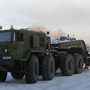 Тягач МАЗ-537 и 60-ти тонный полуприцеп