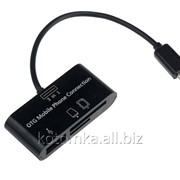 Картридер Micro USB OTG кабель SDHC TF USB для Samsung Galaxy S5 S4 NOTE3 фотография