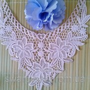 Кружево-основа для колье. Цвет Светло-розовый. Размер 19х12см. (1шт) No10 фото