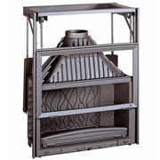 Каминная чугунная топка Hearth 900 with lifting door фото