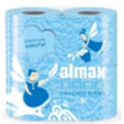 Туалетная бумага ALMAX 2-сл ГОЛУБАЯ (8рул/упак) (8упак/пак)