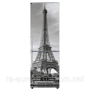 Виниловая наклейка на холодильник Эфелева башня (Париж) фото