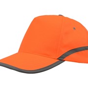 Бейсболка 5-ти панельная Neon, оранжевый фото
