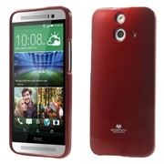 Чехол-накладка Mercury Jelly Color Series для HTC One E8 красный фото
