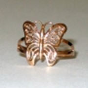 Кольцо `Бабочка` фото