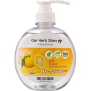 Средство для мытья посуды Korea Our Herb Story цитрус