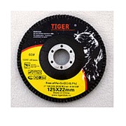Круг лепестковый веерный Tiger Abrasive 125/22 zirconlum 60 фото