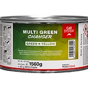 MULTI GREEN CHANGER 2К Полиэфирная шпатлевка меняющая цвет (1.6кг) Carsystem фото