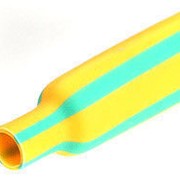 Термоусадка Ø 25,0 / 12,5 мм желто-зеленая 2:1 (50 м) фотография