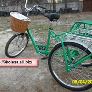 Трехколесный велосипед взрослый КОМФОРТ 182/90/65 зеленый фото