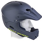 Шлем Freeride/DH FullFace ABS-HARD SHELL суперпрочный Hot Shot INMOLD 17отв.Черный матовый 58-61см AUTHOR фото