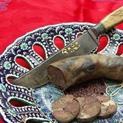 Конская колбаса Казы. Узбекская фото