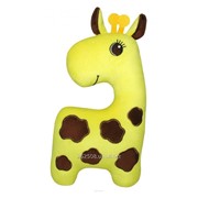 Детская подушка подголовник - игрушка `Жираф`