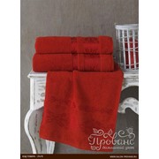 Полотенце для ванной Karna REBEKA махра хлопок красный 100х150 фотография