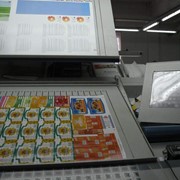 Изготовление наклеек, этикеток на различных видах бумаги, включая печать на металлизированной или пластике бумаге, а также на самоклеющейся бумаге и оракале фото
