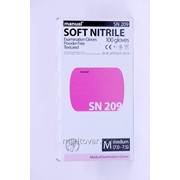 Перчатки нитриловые неопудренные смотровые Manual SN209 XL