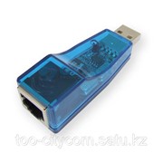 Адаптер (переходник) с USB на Lan RJ-45, 10/100 (USB - сетевая карта) фото