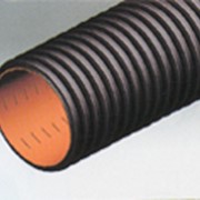 Труба дренажная полиэтиленовая с двойной стенкой К2-Дрен из PE-HD фото