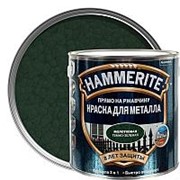 HAMMERITE HAMMERED молотковая эмаль по ржавчине, темно-зеленая (0,25л)