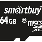 Карта памяти MicroSD 64GB SmartBuy (класс 10) фото