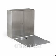 Шкаф настенный Cubo размер 1000 x 1000 x 300 мм, глухая стенка, нержавеющая сталь AISI 304, E932