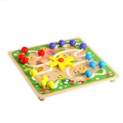 Детская развивающая игра «Перекати шарики» 29,4х29,4х5,2 см фотография