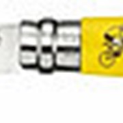 Нож Opinel серии MyFirstOpinel TourDeFrance №07, клин 8см, нерж.сталь, граб, желт, рис.велосипедист, картон.коробка DISC фото