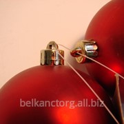 Новогоднее украшение набор шаров для ёлки,матовый,диаметр 8 см,06629.