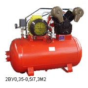 Установки компрессорные серии 2ВУ низкого давления для снабжения сжатым воздухом пневматического инструмента, приспособлений, механизмов.