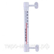 Термометр оконный “Липучка“ Т-5 (стеклянный) в картоне фотография