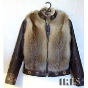 Меховая куртка из лисы фото