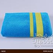 Набор полотенец для ванной 3 шт. Ozdilek NEON хлопковая махра синий 87х170 фото