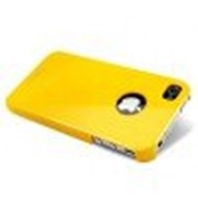 Накладка Dreamplus High Glossy Series для Apple iPhone 4/4S+ пленка Желтый