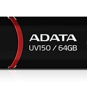 Флешка A-Data 64Gb UV150 (AUV150-64G-RBK) USB3.1 Black фотография