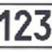 Номерной знак, тип 1 (ДСТУ 4278:2006) фото