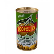 Оливки зеленые "Coopoliva" без косточки, 370 мл
