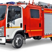 Автоцистерна пожарная АЦ 1,5-40/2 (ISUZU NQR90L-K) c установкой компрессионной пены УГНП-300/ УГНП-450