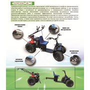 Мотоблок с адаптером под минитрактор ХОРСАМ ИС-1 1 фотография