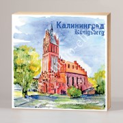 Сувенирные деревянные магниты Калининград