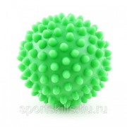 Мяч массажный, арт. 300107, ЗЕЛЕНЫЙ, диам. 7 см, поливинилхлорид фотография