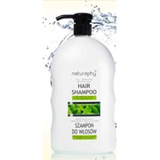 Шампунь для волос с дозатором Naturaphy с экстрактом листьев крапивы для нормальных и жирных волос 1000 мл