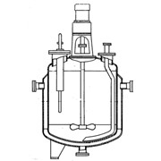 Реакторы цельносварные с пропеллерными или турбинными мешалками и трубами передавливания