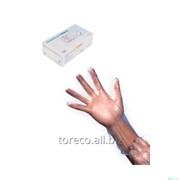 Перчатки виниловые, Large, 100шт./уп. Код: 03213 фото